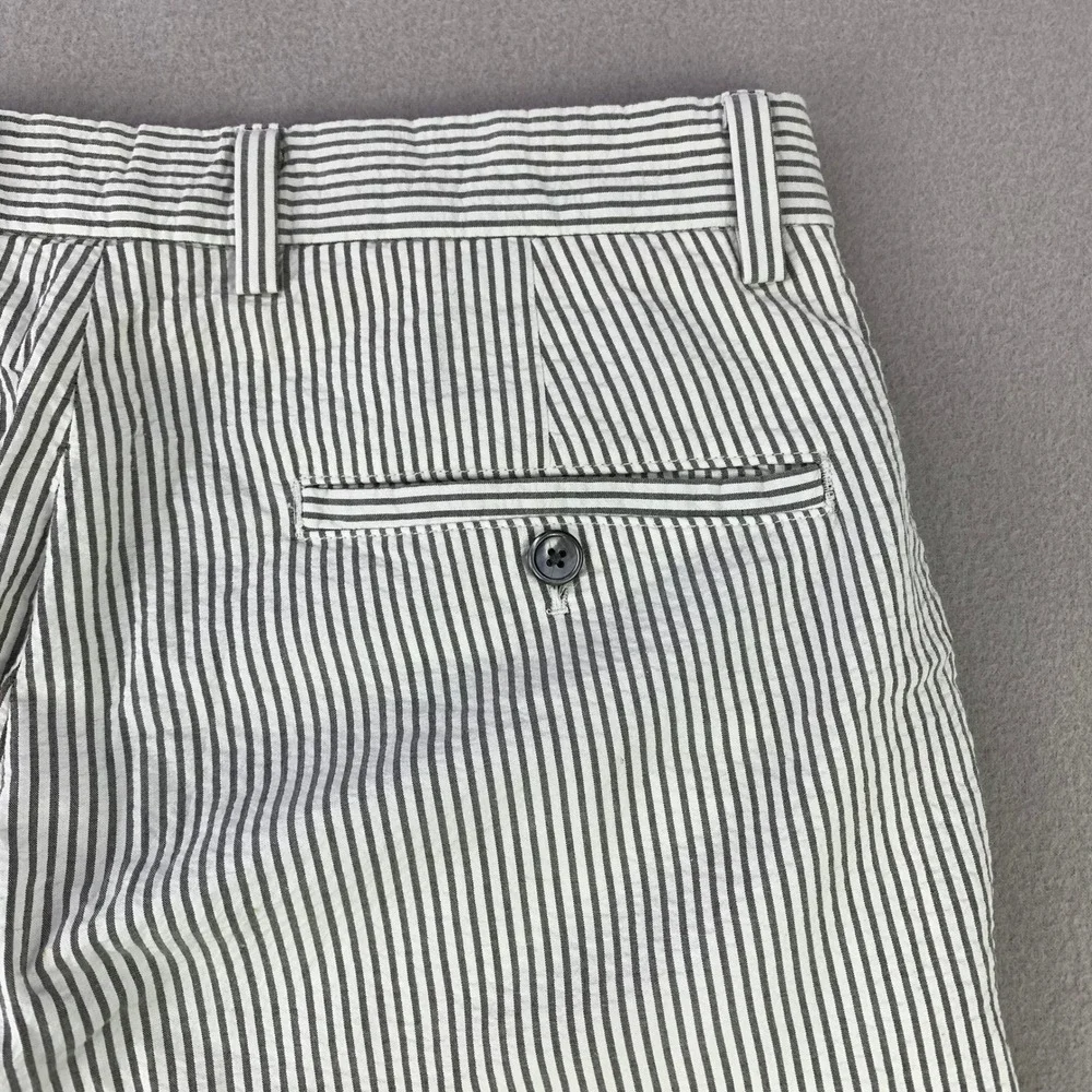 Brooks Brothers Seersucker Trousers Mens 30x30 Blue White Striped Cotton Preppy